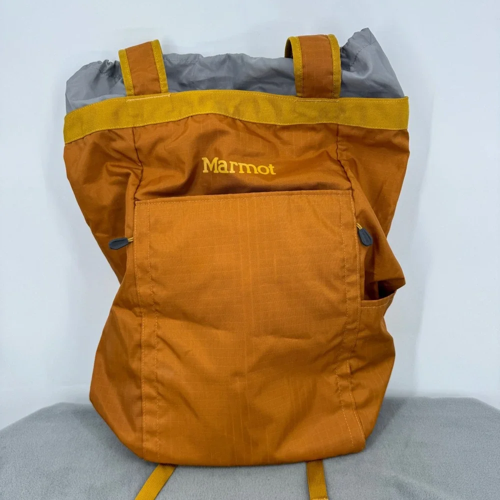 Marmot Urban Hauler Medium Backpack Tote Bag Orange Yellow Ripstop F24770